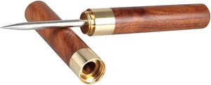 Welldoit 9" Stainless Steel Ice Pick with Wooden Handle and Sheath Kitchen To... - Picture 1 of 12