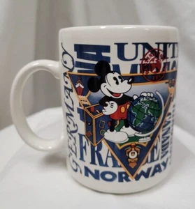 Disney Destination Epcot Becher 16 Unzen Mickey Mouse Weltreisender - Bild 1 von 12