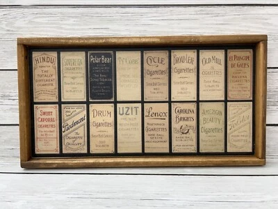 ¡Letrero de exhibición posterior de tarjeta de béisbol T206 Tobacco! WOW Impresionante 12x24 Ty Cobb Foto 1 de 4