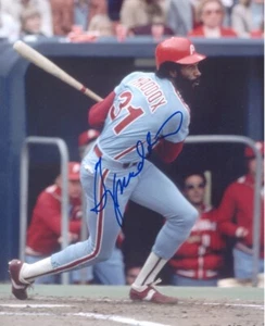 Garry Maddox Philadelphia Phillies Autographed 8x10 Photo with COA - Picture 1 of 1