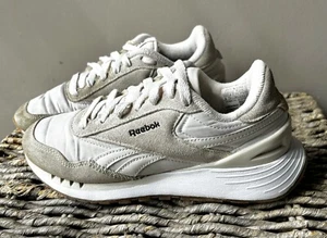 Reebok Classic Nylon Foundation Grey Kids Sneakers ~ EUC - Picture 1 of 5