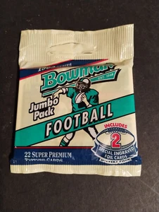 1993 Bowman Football Jumbo Pack Sealed - Bettis Bledsoe RC Year - Picture 1 of 2
