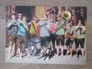 Labrassbanda original handsignierte Autogrammkarte / Musik T2 - Bild 1 von 2
