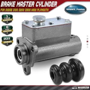 Brake Master Cylinder w/ Reservoir for Dodge D100 D200 D300 W100 W200 Plymouth - Picture 1 of 8