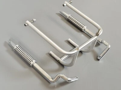 Tamiya Aluminum Rear Bumper + Exhaust Pipe RC 1/10 Sand Scorcher Champ Buggy - Image 1 of 4