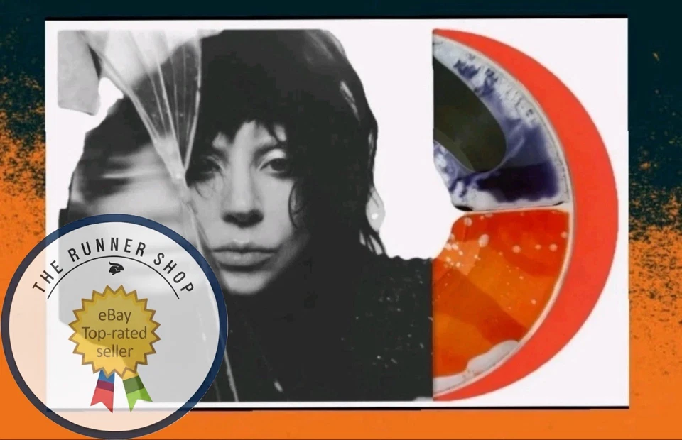 SHIPS NOW Lady Gaga Mayhem Bad World Split Liquid Filled Vinyl 2LP Blood Records - Image 1 of 1