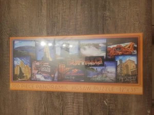 Buffalo New York, Buffalo Panoramic Puzzle 500 Pieces NEW SEALED - Picture 1 of 4