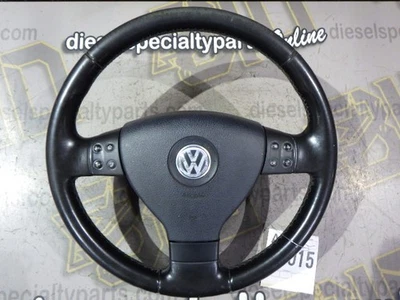 2006 2007 VOLKSWAGEN JETTA 1.9 ДИЗЕЛЬНЫЙ АВТОМОБИЛЬ OEM РУЛЕВОЕ КОЛЕСО АУДИО КОЖА - Изображение 1 из 4