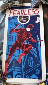 DAREDEVIL “Fearless” by Dave Perillo - Art Print - Grey Matter Art Marvel Comics - Bild 1 von 2