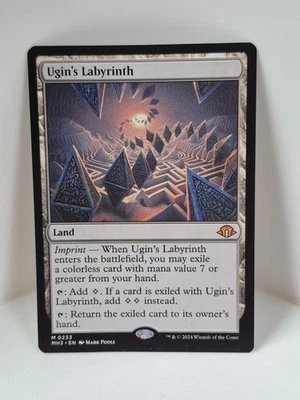 Mtg Ugin’s Labyrinth Regular 0233 Modern Horizons 3 Promo - Image 1 of 2
