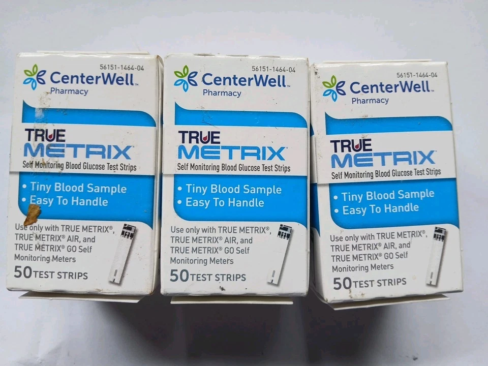 Tiras reactivas para diabéticos True Metrix Exp 4/2026 CenterWell Truemetrix 3 caja 50  Foto 1 de 3