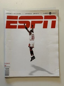 MICHAEL JORDAN Chi Bulls ESPN The Magazine “Jordan’s Decision” *No Label* - Picture 1 of 1