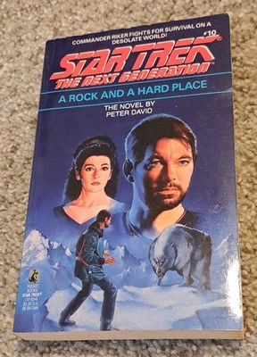 Vintage Star Wars Next Generation A Rock & AHard Place By Peter David Paperback Foto 1 de 3