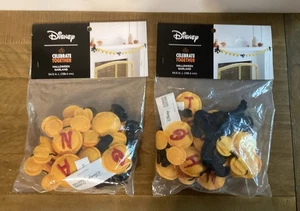 2 New Celebrate Together  Disney Halloween Garland, Happy Haunting ~54.5” - Picture 1 of 3