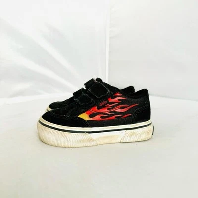 Vans Niño Pequeño Negro Gamuza Llama Old Skool Tenis con Correas Ajustables Niños 5 Foto 1 de 4