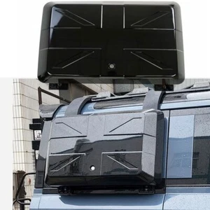 Caja de cambios lateral exterior compatible con Defender 110 130 2020-2024 herramienta negra brillante - Imagen 1 de 6