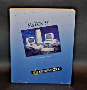 MS DOS 5.0 user's Guide & Reference Gateway 2000 Computer System Book - Picture 1 of 11