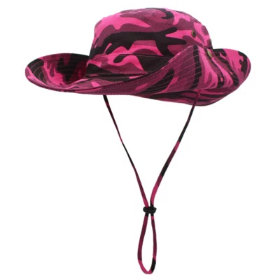 Sombrero Boonie Camuflaje Militar Exterior Verano Sol Sombrero Pesca Caza Senderismo Gorra Foto 1 de 4