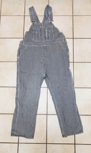 Walls Men's Big Smith Rigid Bib Overall 42W x 30L, Hickory Stripe NWOT - Picture 1 of 9