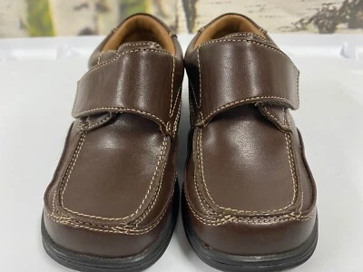 SMART FIT Brown Habille Dress Shoes Wedding Skid Resistant Adjust Strap Size 8 W - Image 1 of 4