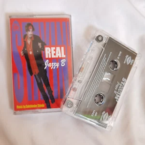 JAZZY B STAYIN REAL KISS RECORDS PUNJABI BHANGRA AUDIO TAPE CASSETTE RARE - Picture 1 of 9