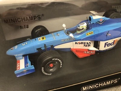 Benetton B198 #5 1:18 NEU Giancarlo Fisichella Minichamps 980005 Formel 1 - Bild 1 von 4
