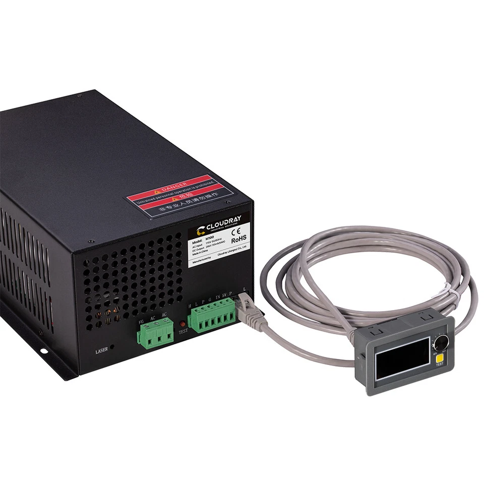 CLOUDRAY MYJG-100W 220V 100W CO2 Laser Power Supply for Engraving Cutting Machine