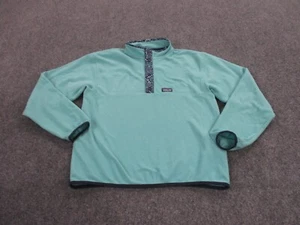 Patagonia Jacket Girl XXL 16 18 Blue Sweater Snap T Fleece Outdoors Coat Youth - Picture 1 of 12