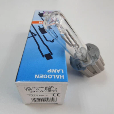 OSRAM HPL750/240 240V750W G9.5 Stage Ballroom Lighting Imaging Bulb Spotlight - Image 1 of 2