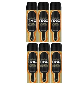 6x150ml Axe Gold Caramel Billionaire Body Deodorant Spray | Toller Duft - Bild 1 von 3