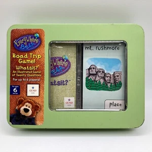 GUND Everywhere Bear Road Trip Card Game Whatsit? 20 Illustrated Travel Question - Picture 1 of 4