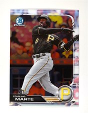 2019 Bowman Chrome Base #20 Starling Marte - Pittsburgh Pirates