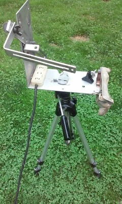 Vintage Camera Tripod ,Zip Grip Platform, Movie/Photography Tripod Station - Image 1 of 4