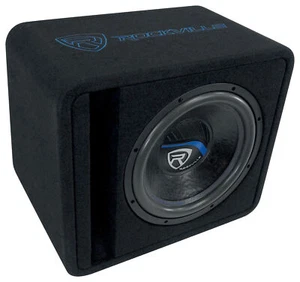 Rockville VS12K52 12" K5 1400W Auto Subwoofer in belüftetem Sub Gehäuse Box - 2 Ohm - Bild 1 von 8