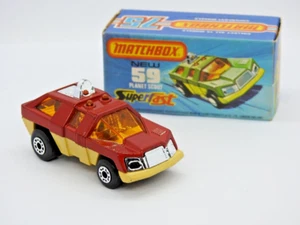 MATCHBOX SUPERRÁPIDO COMO NUEVO EN CAJA Nº59 PLANET SCOUT ROJO/TOSTADO 1978-80 EN CAJA K CASI NUEVO - Imagen 1 de 10
