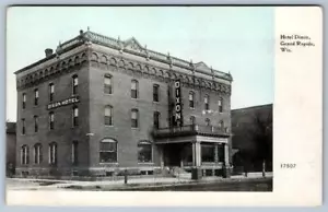 CARTOLINA 1910 GRAND RAPIDS WISCONSIN HOTEL DIXON FOTOETTA C. U. WILLIAMS - Foto 1 di 2