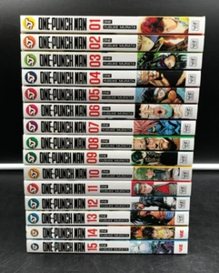 One-Punch Man Vol. 1-15 Collection (Paperback, Manga) by ONE & Yusuke Murata - Bild 1 von 16