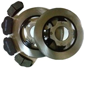 LIGIER KIT 2 DISCO FRENO 220mm SERIE PASTIGLIE LIGIER JS50 IXO DUE js60 - Imagen 1 de 3