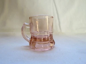 Federal Glass Pink Glass Stein Toothpick Holder - Picture 1 of 3