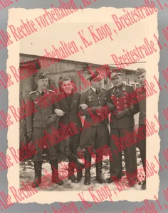7534a❚ kleines ORIGINAL Foto, Ritterkreuzträger Ernst Reusch u.a. - Bild 1 von 1