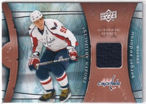 09-10 ARTIFACTS FROZEN ARTIFACTS - SERGEI FEDOROV - #FAR-SF WASHINGTON CAPITALS - Picture 1 of 1