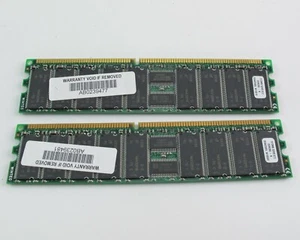 Lot of (2) Wintec RAM 35942582L- 512MB 32X8 ECC - PC2100 DDR266 Memory- 184 Pin - Picture 1 of 4