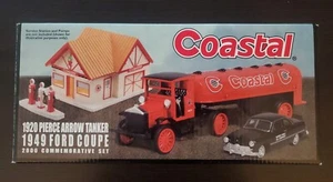 Ertl Coastal 1920 Pierce Arrow Tanker & 1949 Ford Coupe New 1:25 & 1:43 2000 Set - Picture 1 of 9