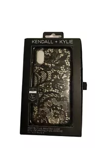 Kendall + Kylie Protective Case - Black Lace For Apple iPhone X BRAND NEW - Picture 1 of 3