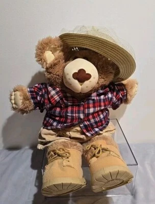 Rare Vintage Coleco Boone Furskin Sweet-toothed Beekeeper Plush Bear READ - Image 1 of 4