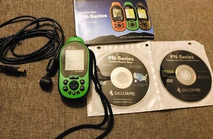 Delorme Earthmate PN-30 GPS Bundle Map Software 1GB SD Card Cord Free Shipping - Picture 1 of 5