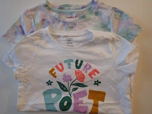 Girls T-shirts Cat & Jack Large 10/12 and Carter's Kid 12/12A Short Sleeve - Picture 1 of 18