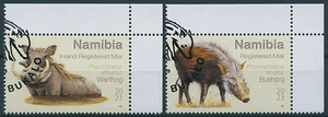 Namibia Stamps 2023 CTO Wild Pigs of Namibia Warthog Bushpig Wild Animals 2v Set - Picture 1 of 1