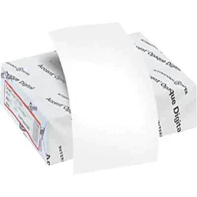 Papel de copia digital opaco Accent 12” x 18” 50 lb texto liso 188082 500 hojas Foto 1 de 3