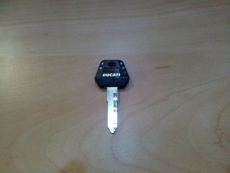 Genuine Ducati Spare Parts Blank Ignition Key, 748 916 996 ST2 ST4, 59840113A - Image 1 of 1